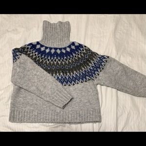 H&M fair isle turtleneck